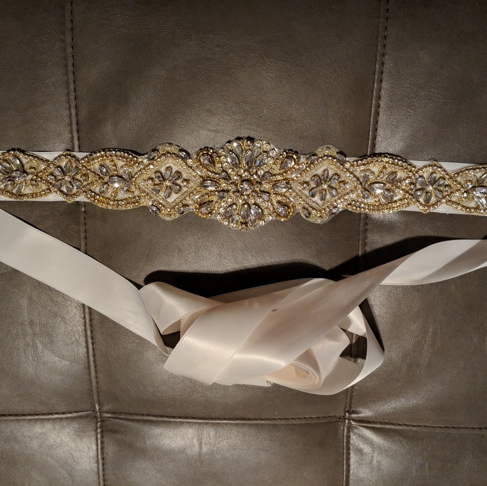 Crystal Bridal Sash/Belt